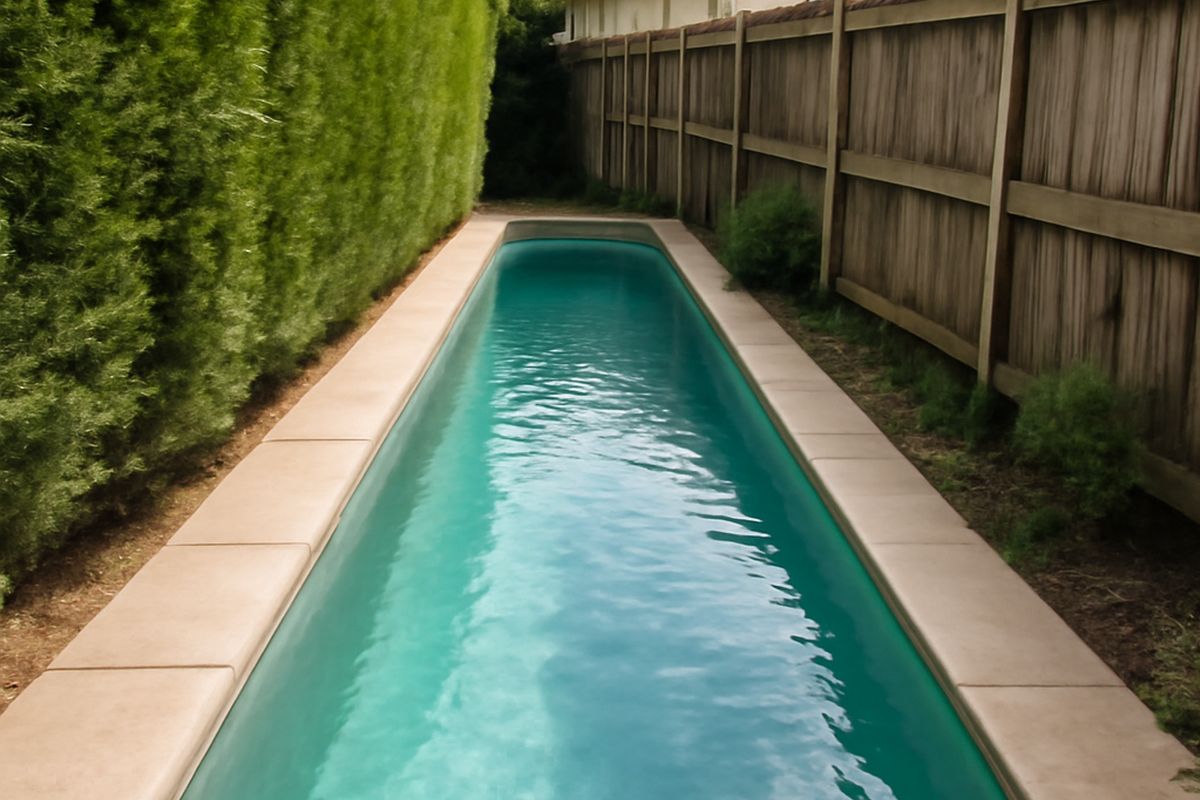 Piscine mur cloture